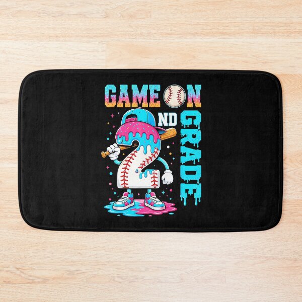 Item preview, 2Nd Grade Back To School Boy Baseball Drip Ice Cream Game On designed and sold by ripgoatclothing.