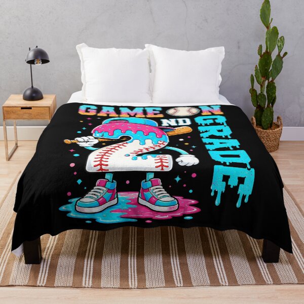 Item preview, 2Nd Grade Back To School Boy Baseball Drip Ice Cream Game On designed and sold by ripgoatclothing.
