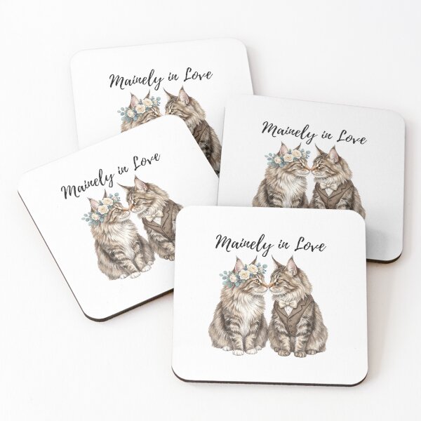 Item preview, Maine Coon Wedding designed and sold by Roy & Tiffany.