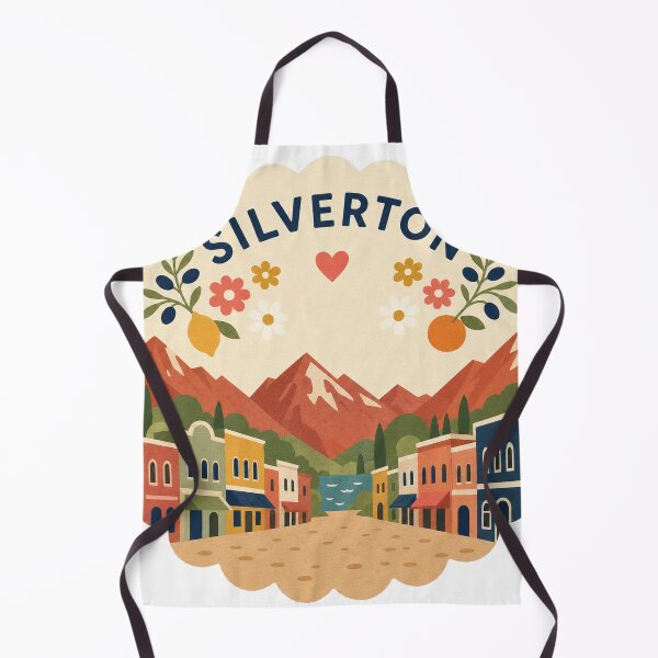 Item preview, Silverton USA Travel Souvenir Modern Folk Art designed and sold by VisualArtsOasis.