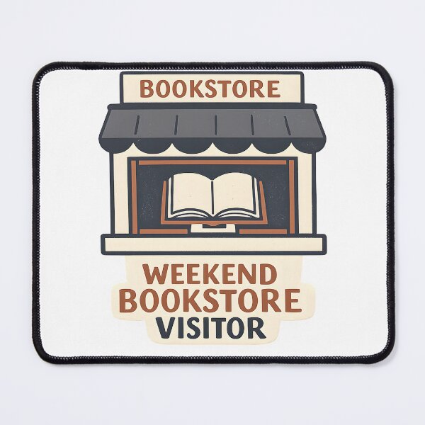 Item preview, Weekend Bookstore Visitor Minimal Book Lover Design designed and sold by Naviora.