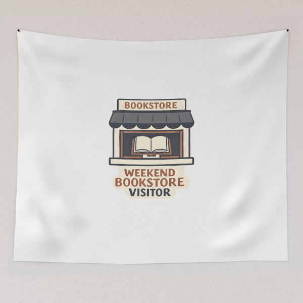 Item preview, Weekend Bookstore Visitor Minimal Book Lover Design designed and sold by Naviora.