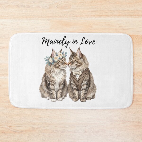 Item preview, Maine Coon Wedding designed and sold by Roy & Tiffany.