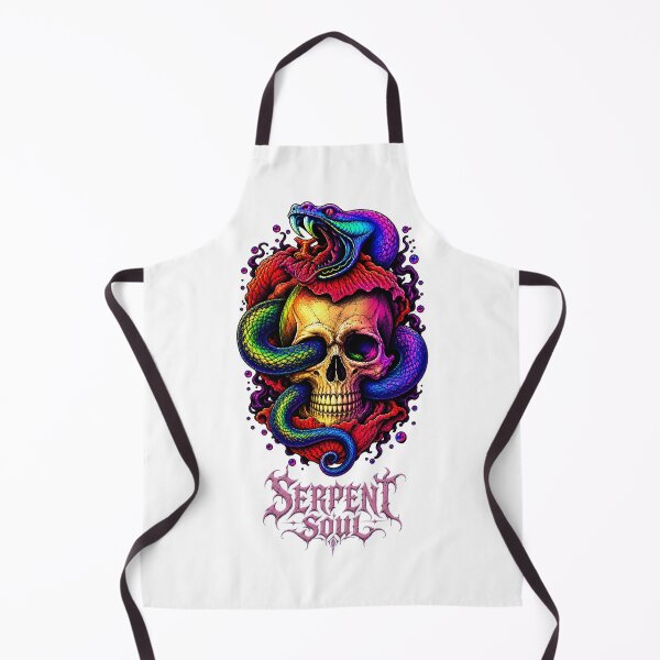 Item preview, Neon Serpent Skull Gothic Horror designed and sold by Dreamy Ocean Art.