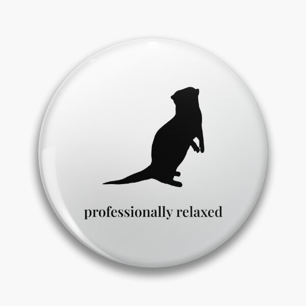 Item preview, Copy of Professionally Relaxed – Minimalist Otter Silhouette designed and sold by Soulink-Studio.