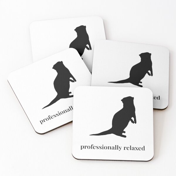 Item preview, Copy of Professionally Relaxed – Minimalist Otter Silhouette designed and sold by Soulink-Studio.