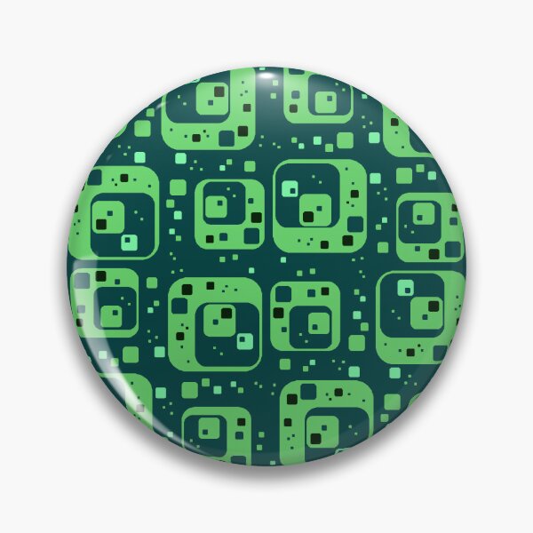 Item preview, Digital Matrix - Neon Green Geometric Tech Pattern designed and sold by Roberto Triolo.