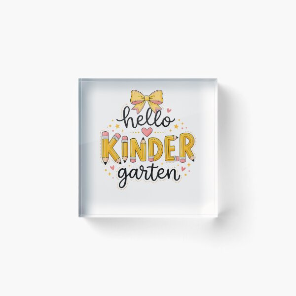 Artikelvorschau, Hallo Kindergarten, zurück in der Schule! entworfen und verkauft von ripgoatclothing.