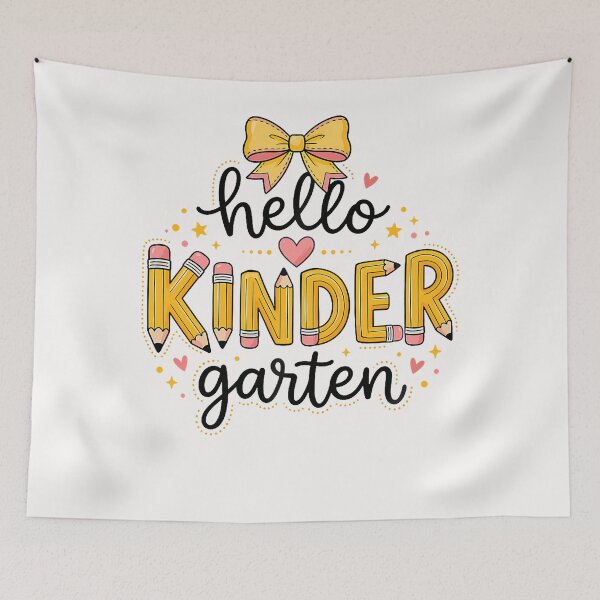 Item preview, Hello Kindergarten Back To School designed and sold by ripgoatclothing.