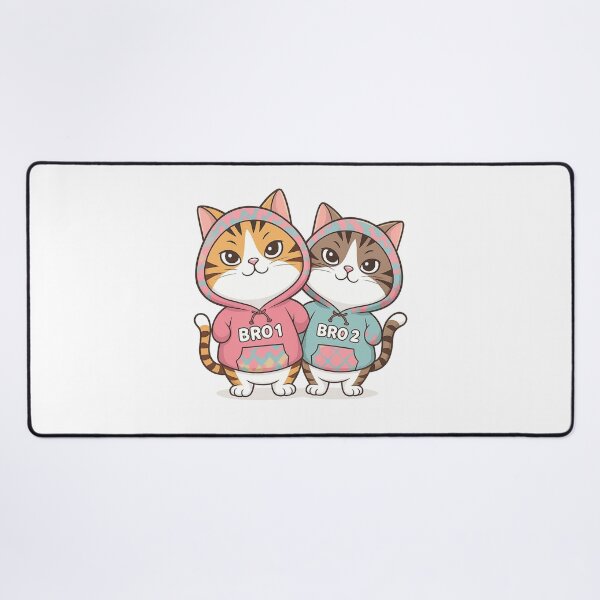 Item preview, Bro 1 and Bro 2 – Matching Brother Duo Sticker designed and sold by Uglyandcute.