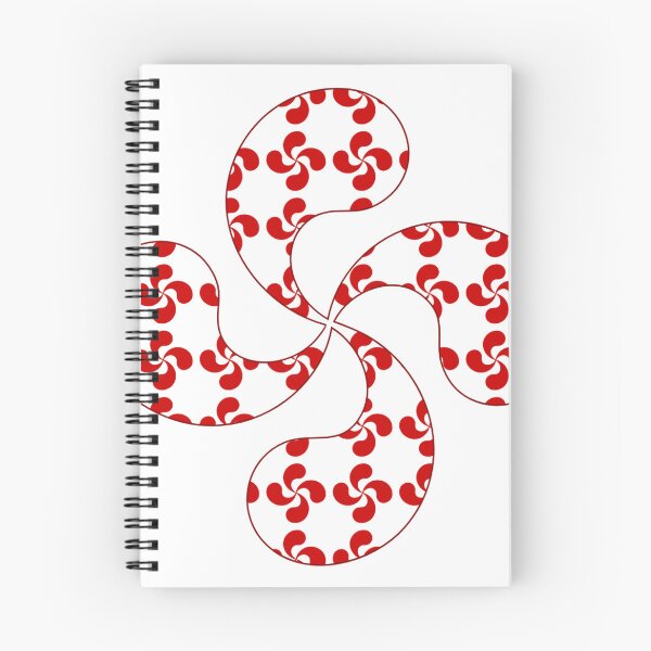 Item preview, Lauburu Within Lauburu – Basque Fractal Cross Pattern designed and sold by DONOSTIADESIGN.