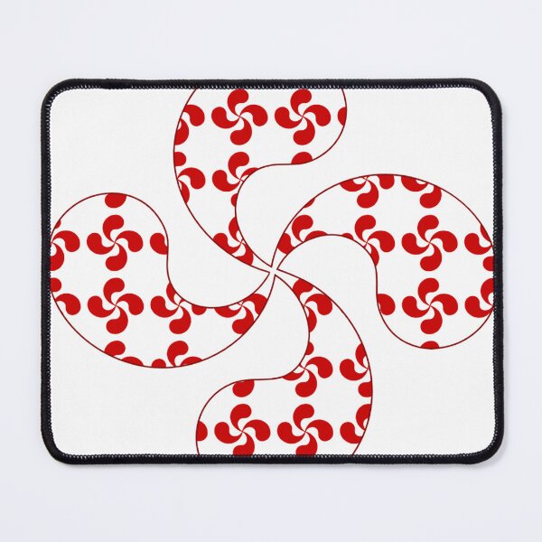 Item preview, Lauburu Within Lauburu – Basque Fractal Cross Pattern designed and sold by DONOSTIADESIGN.