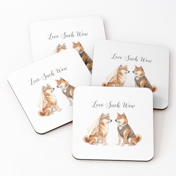 Item preview, Shiba Inu Wedding designed and sold by Roy & Tiffany.