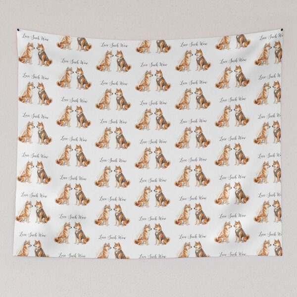 Item preview, Shiba Inu Wedding designed and sold by Roy & Tiffany.