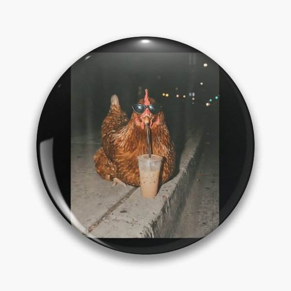 Item preview, Cool chicken chicken with sunglasses designed and sold by ripgoatclothing.