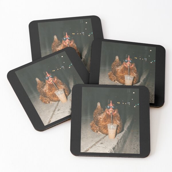 Item preview, Cool chicken chicken with sunglasses designed and sold by ripgoatclothing.