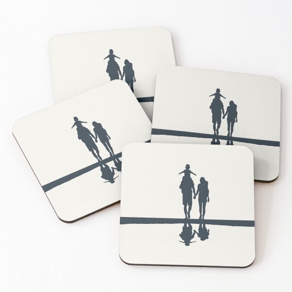Item preview, Walking Family Reflection Silhouette designed and sold by Gkinoki.