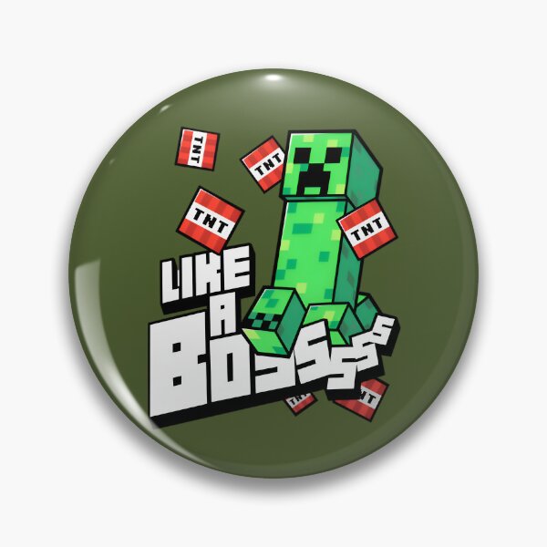 Item preview, "Like A Bosssss" Cute Creeper Shirt For Kids designed and sold by StrikeShift.