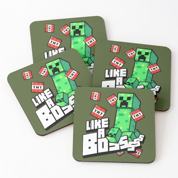 Item preview, "Like A Bosssss" Cute Creeper Shirt For Kids designed and sold by StrikeShift.
