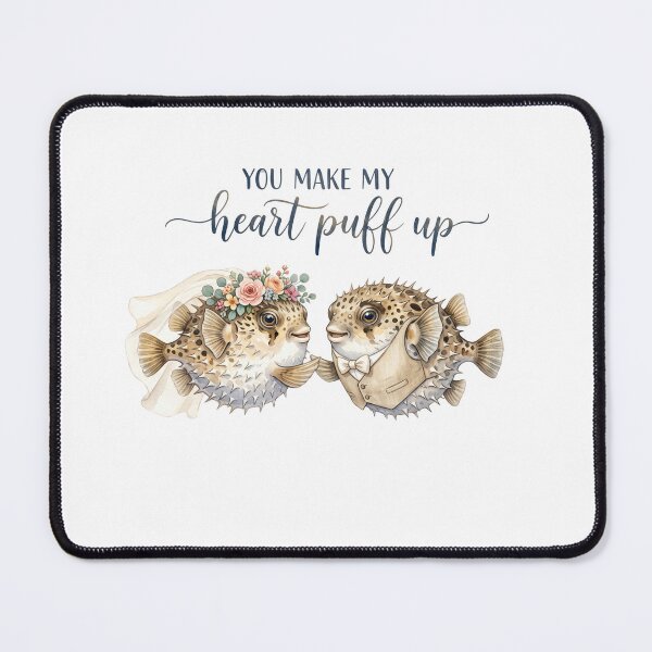 Item preview, Pufferfish Wedding Couple designed and sold by Roy & Tiffany.