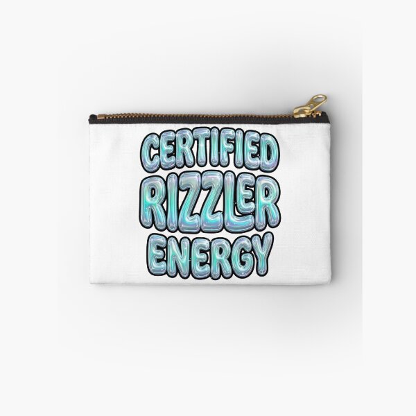 Item preview, Certified Rizzler Energy Funny Gen Z Quote designed and sold by StickVerse by Owais.