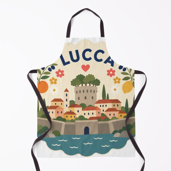 Item preview, Lucca Italy Travel Souvenir Modern Folk Art designed and sold by VisualArtsOasis.