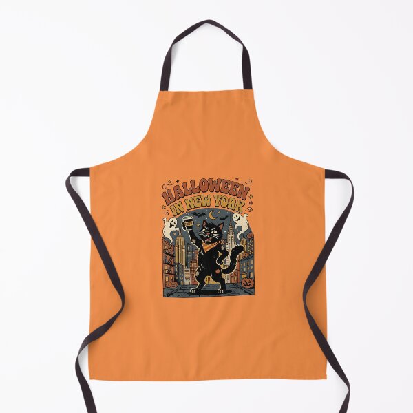 Item preview, Halloween in New York - Black cat with coffee designed and sold by ParadoxParadox.