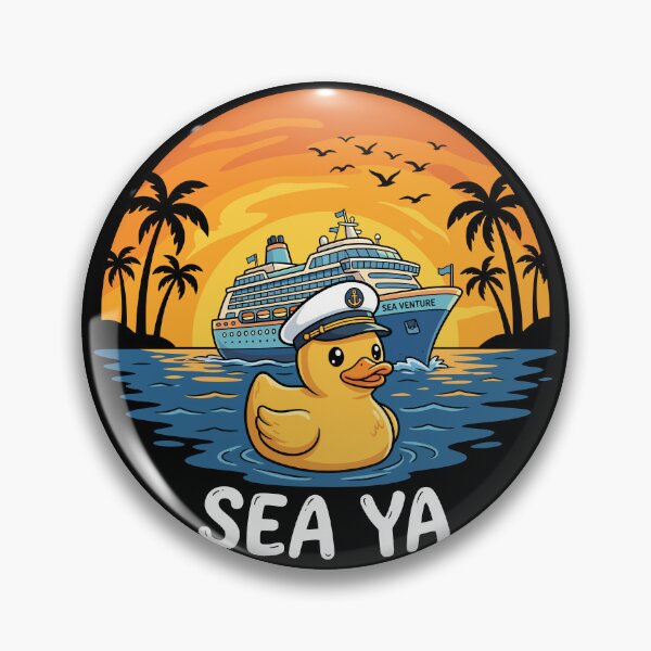 Item preview, Sea Ya Captain Duck Cruise Ship Vacationer designed and sold by Doodleoub.