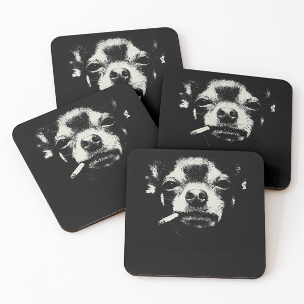 Item preview, Dog Smoking Cigarette Funny Chihuahua Meme  designed and sold by ripgoatclothing.