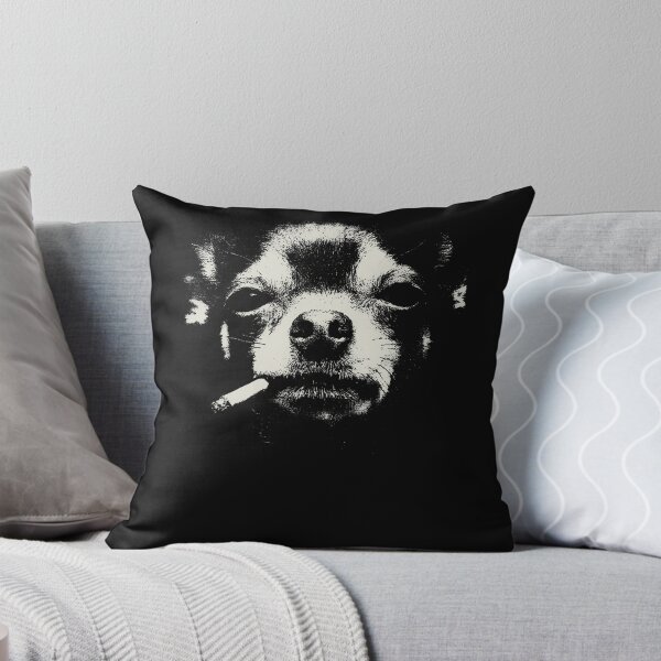 Item preview, Dog Smoking Cigarette Funny Chihuahua Meme  designed and sold by ripgoatclothing.