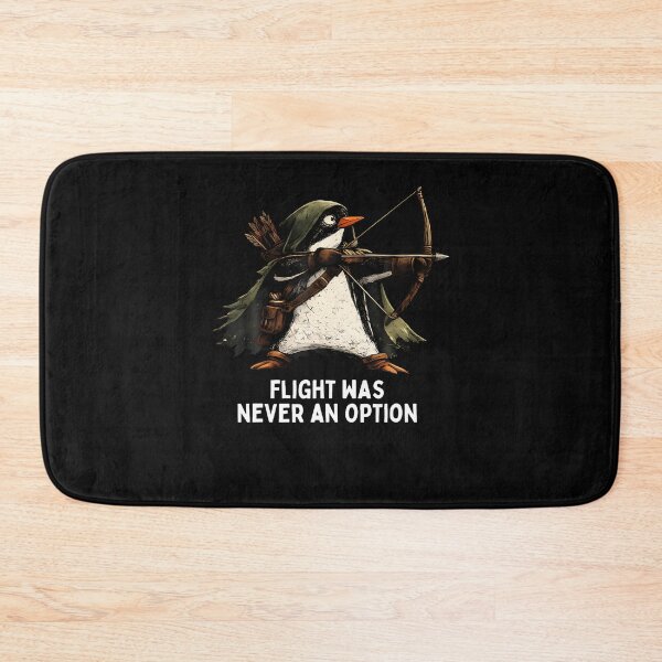 Item preview, Flight Was Never An Option Archer Penguin Graphic Funny designed and sold by ripgoatclothing.