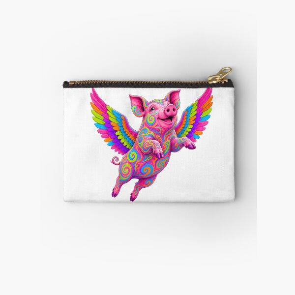 Item preview, Psychedelic Flying Pig designed and sold by cbfineart.