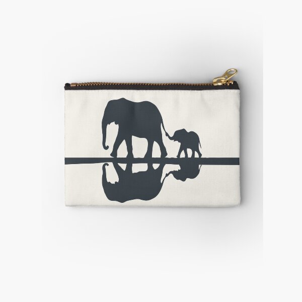 Item preview, Elephant Family Reflection Silhouette designed and sold by Gkinoki.
