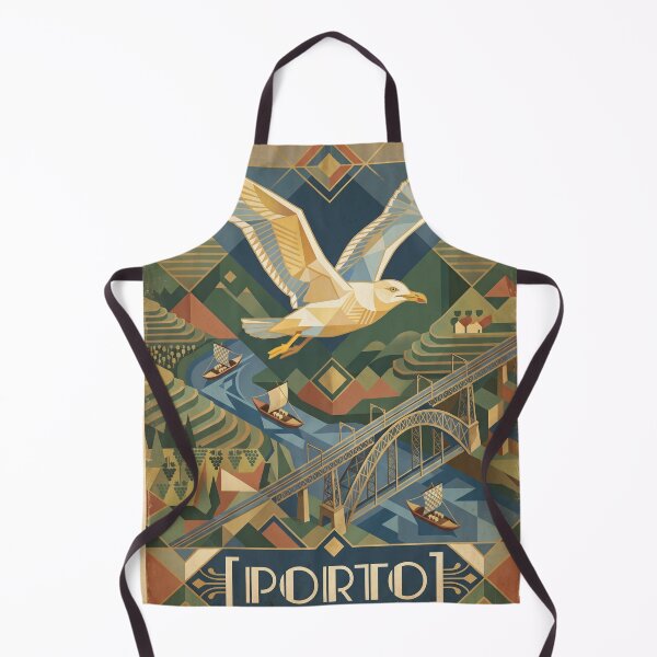 Item preview, Vintage Porto Seagull Travel Art designed and sold by ZUMERI.