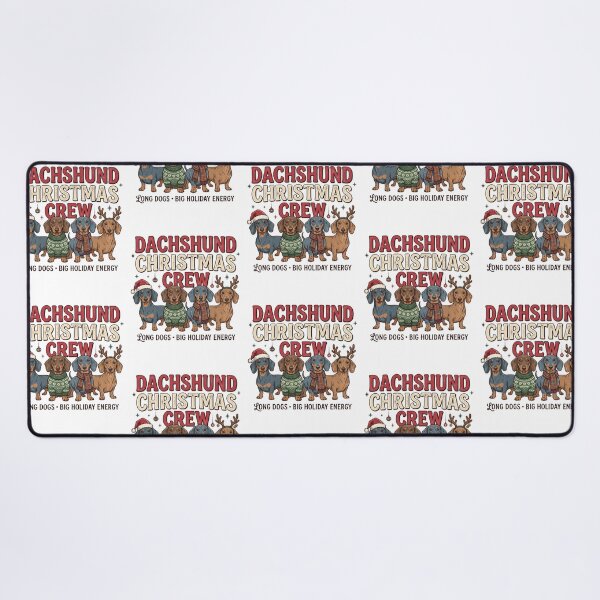 Item preview, Dachshund Christmas Crew Long Dogs Big Holiday Energy Wiener Dog Squad designed and sold by raedattia.