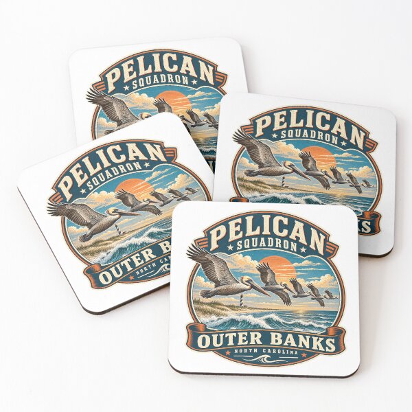 Item preview, Pelican Squadron – Outer Banks North Carolina designed and sold by Past in Threads.