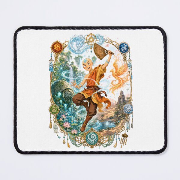 Item preview, Elemental Arrow Monk Four Elements Vintage Filigree Art designed and sold by lamiarte.