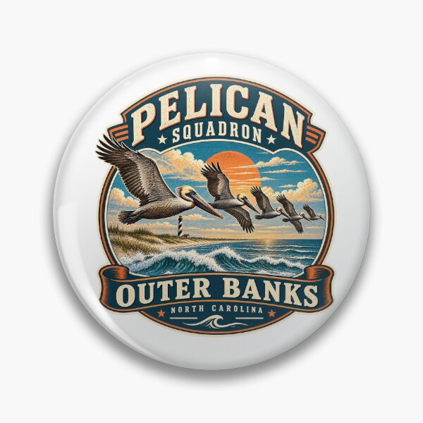 Item preview, Pelican Squadron – Outer Banks North Carolina designed and sold by Past in Threads.