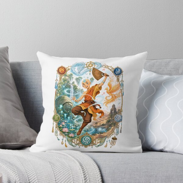 Item preview, Elemental Arrow Monk Four Elements Vintage Filigree Art designed and sold by lamiarte.