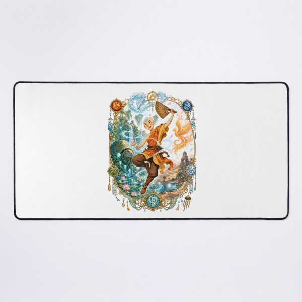 Item preview, Elemental Arrow Monk Four Elements Vintage Filigree Art designed and sold by lamiarte.