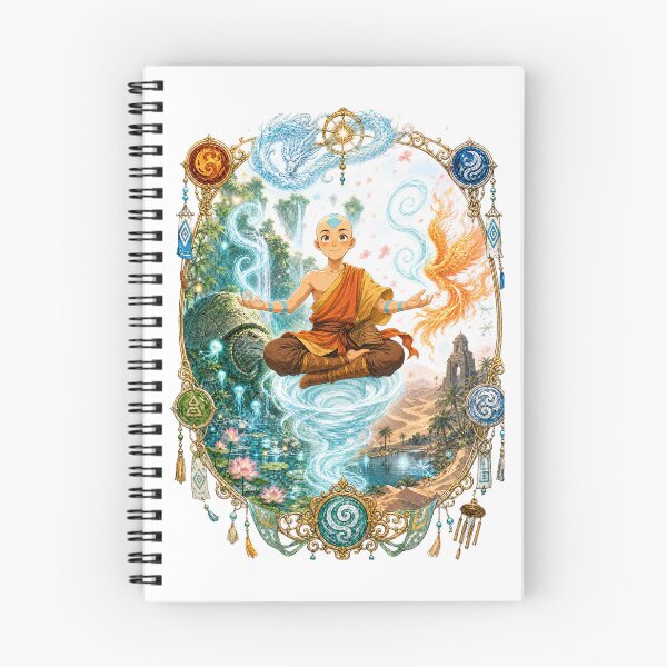 Item preview, Elemental Arrow Monk Four Elements Vintage Filigree Art designed and sold by lamiarte.