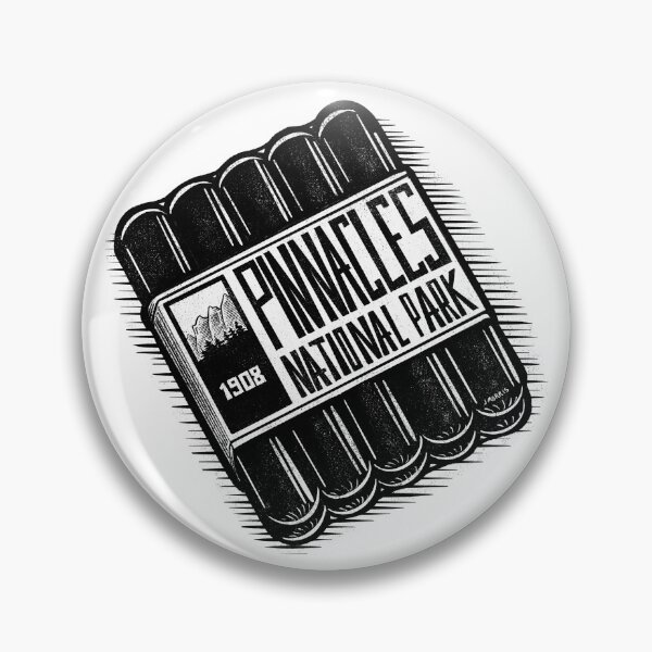 Item preview, Hot Dog Label of Pinnacles National Park designed and sold by John Morris Illustration.