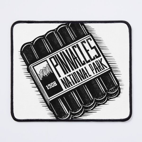 Item preview, Hot Dog Label of Pinnacles National Park designed and sold by John Morris Illustration.
