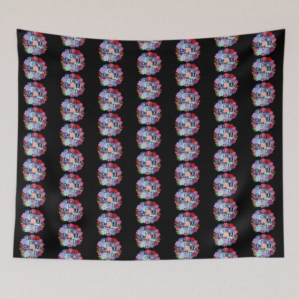 Item preview, Hold On Let Me Overthink This – Colourful Floral Quote Design designed and sold by Shimmersnap.