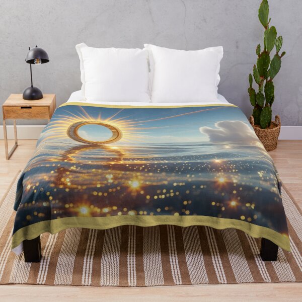 Item preview, Golden Ring Rising from the Ocean. designed and sold by fbtrisha.