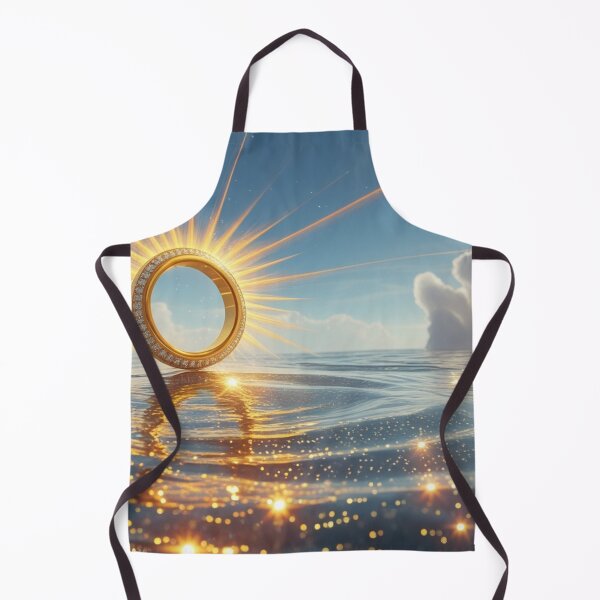 Item preview, Golden Ring Rising from the Ocean. designed and sold by fbtrisha.