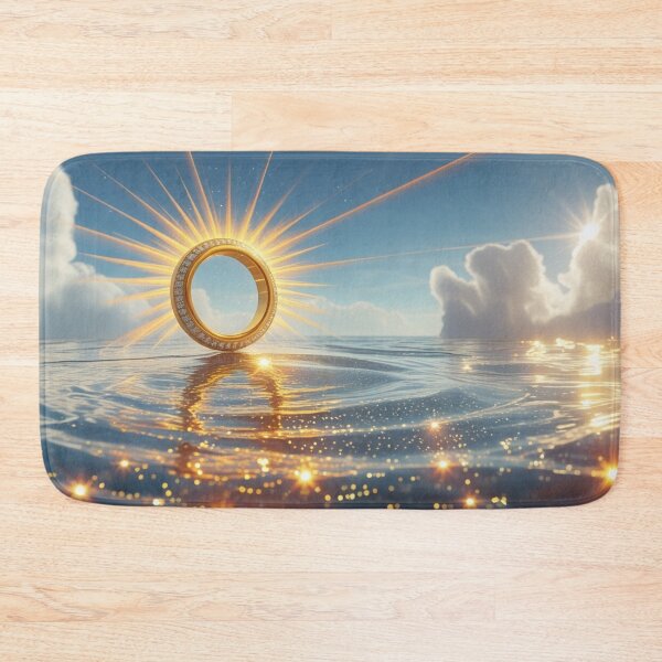 Item preview, Golden Ring Rising from the Ocean. designed and sold by fbtrisha.