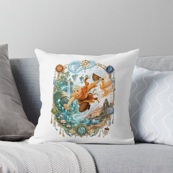 Item preview, Elemental Arrow Monk Four Elements Vintage Filigree Art designed and sold by lamiarte.
