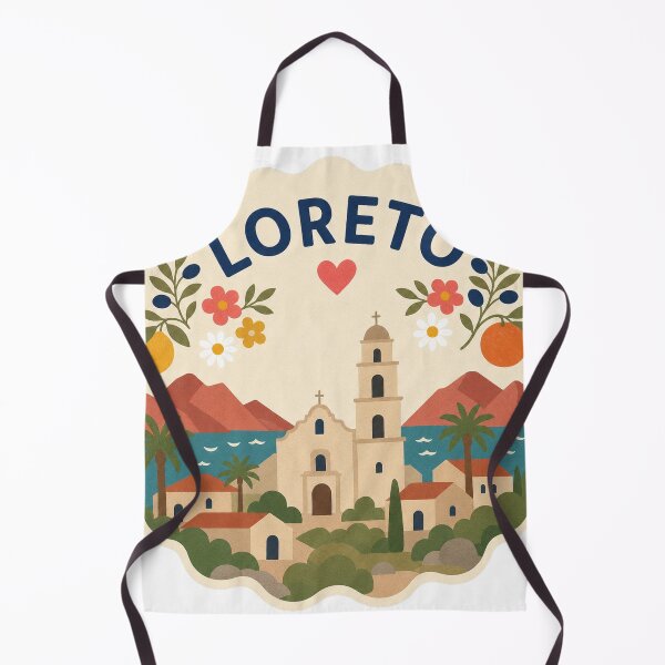 Item preview, Loreto Mexico Travel Souvenir Modern Folk Art designed and sold by VisualArtsOasis.