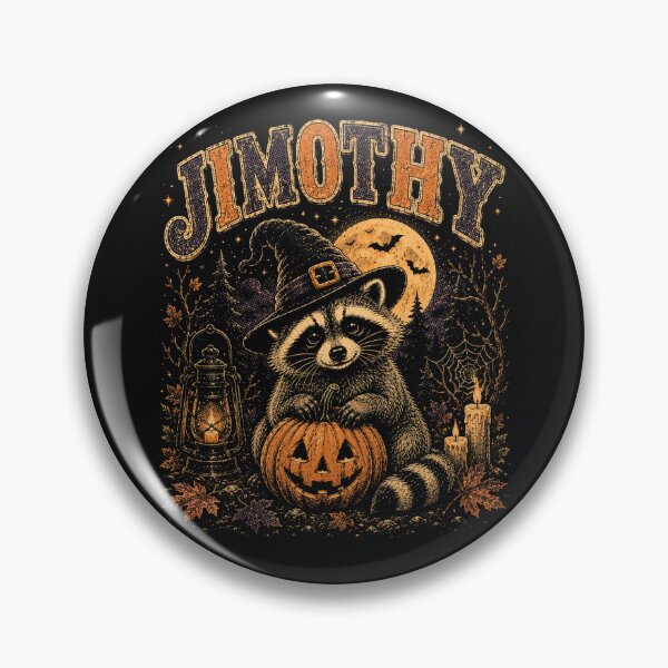Item preview,  Spooky Cute Halloween Jimothy Raccoon Witch Under the Full Moon Pumpkin designed and sold by SOUFIANE1991.
